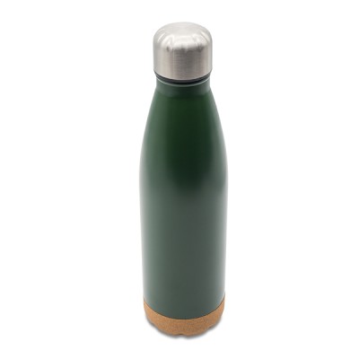 Butelka termiczna z korkowym spodem Jowi 500 ml, granatowy