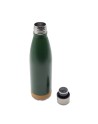 Butelka termiczna z korkowym spodem Jowi 500 ml, granatowy