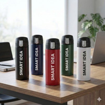 Kubek termiczny Bergen 340 ml, granatowy