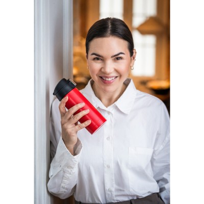 Kubek termiczny Bergen 340 ml, granatowy