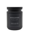 Świeca zapachowa Sandalwood, czarny