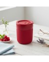Kubek ceramiczny Caldo 370 ml, czerwony