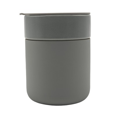 Kubek ceramiczny Caldo 370 ml, czerwony