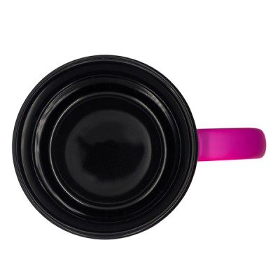 Kubek ceramiczny Velluto 350 ml, niebieski