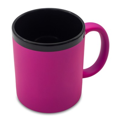 Kubek ceramiczny Velluto 350 ml, niebieski