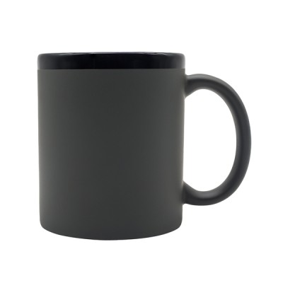 Kubek ceramiczny Velluto 350 ml, niebieski