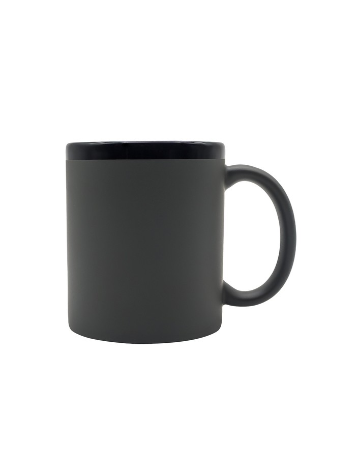 Kubek ceramiczny Velluto 350 ml, niebieski