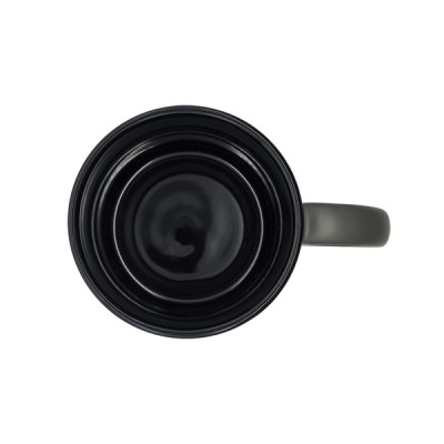 Kubek ceramiczny Velluto 350 ml, niebieski