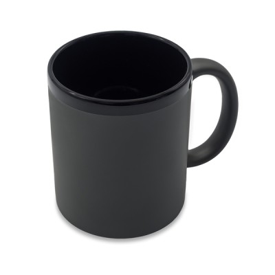 Kubek ceramiczny Velluto 350 ml, niebieski