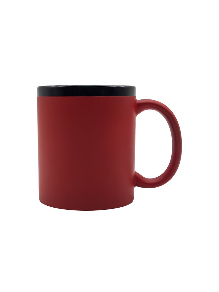 Kubek ceramiczny Velluto 350 ml, niebieski