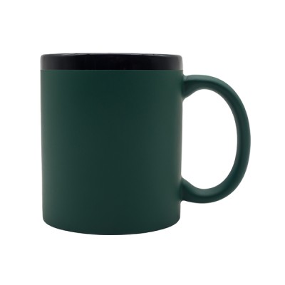 Kubek ceramiczny Velluto 350 ml, niebieski