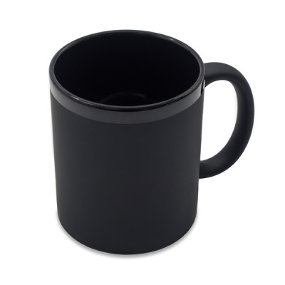 Kubek ceramiczny Velluto 350 ml, niebieski