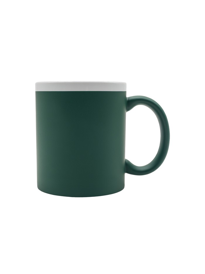 Kubek ceramiczny Velutti 350 ml, czerwony