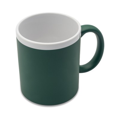 Kubek ceramiczny Velutti 350 ml, czerwony