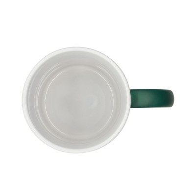 Kubek ceramiczny Velutti 350 ml, czerwony
