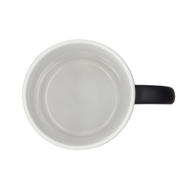 Kubek ceramiczny Velutti 350 ml, czerwony