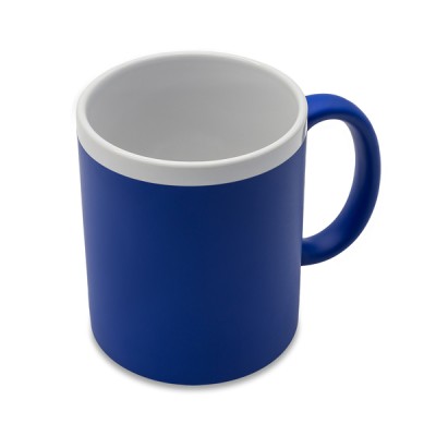 Kubek ceramiczny Velutti 350 ml, czerwony