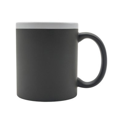 Kubek ceramiczny Velutti 350 ml, czerwony