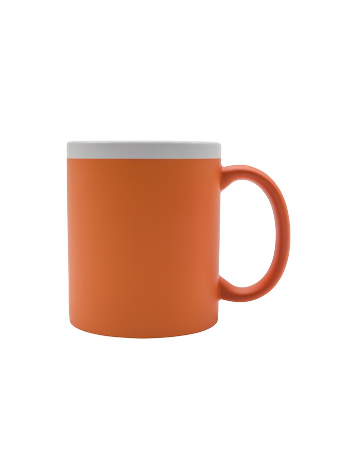 Kubek ceramiczny Velutti 350 ml, czerwony