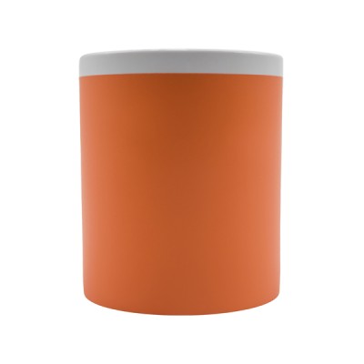 Kubek ceramiczny Velutti 350 ml, czerwony