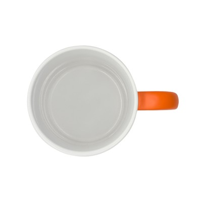 Kubek ceramiczny Velutti 350 ml, czerwony