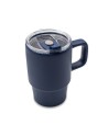Kubek ceramiczny Azzurro 440 ml, czarny