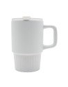 Kubek ceramiczny Azzurro 440 ml, czarny