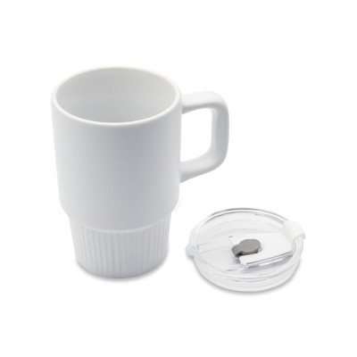 Kubek ceramiczny Azzurro 440 ml, czarny