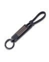 Zestaw upominkowy z kablem USB 2w1 Davos, czarny