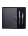 Zestaw upominkowy z kablem USB 2w1 Davos, czarny