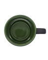 Kubek ceramiczny Esla 345 ml, ciemny zielony