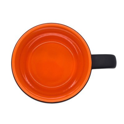 Kubek ceramiczny Esla 345 ml, ciemny zielony