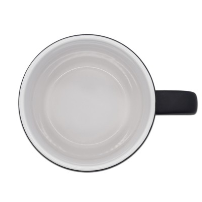 Kubek ceramiczny Esla 345 ml, ciemny zielony