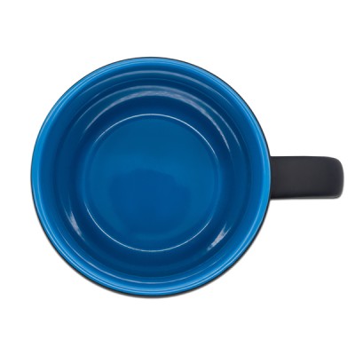 Kubek ceramiczny Esla 345 ml, ciemny zielony