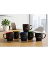 Kubek ceramiczny Esla 345 ml, ciemny zielony