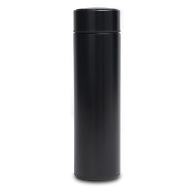 Kubek termiczny z termometrem Falco 420 ml, czarny