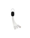 Kabel do ładowania 4 w 1 z karabińczykiem