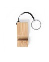 Bambusowy brelok do kluczy, stojak na telefon
