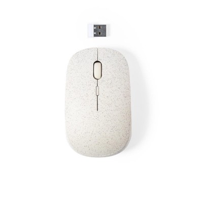 Bezprzewodowa mysz komputerowa ze słomy pszenicznej