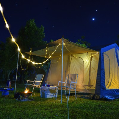 Lampka kempingowa LAMBRO Schwarzwolf