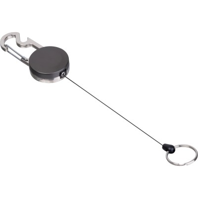 Brelok do kluczy z linką, karabińczykiem i otwieraczem do butelek PEGGY