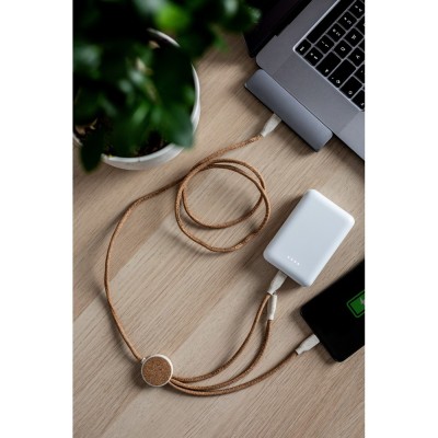 Korkowy kabel do ładowania B`RIGHT | Brent
