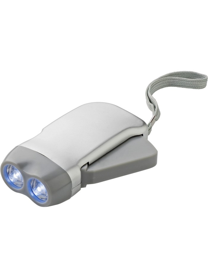 Latarka 2 LED na dynamo