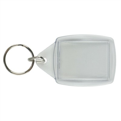 Brelok do kluczy z miejscem na karteczkę z logo