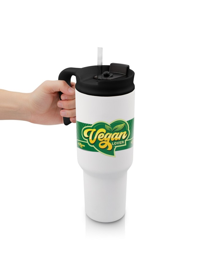 Kubek termiczny 1100 ml Air Gifts z ergonomicznym uchwytem | Ony