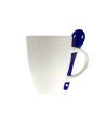 Kubek ceramiczny 300 ml z łyżeczką
