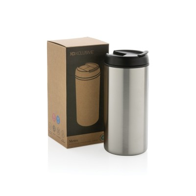 Kubek podróżny 330 ml Metro ze stali nierdzewnej z recyklingu