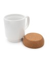 Kubek ceramiczny 370 ml z korkowym elementem | Kate