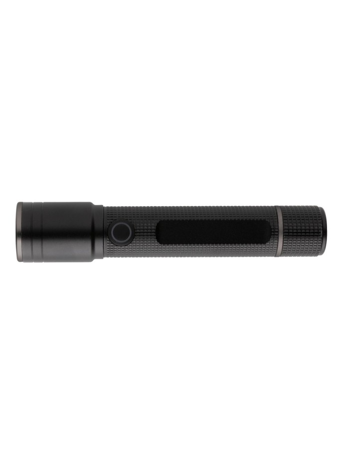 Kieszonkowa latarka Gear X, ładowana przez USB, aluminium z recyklingu