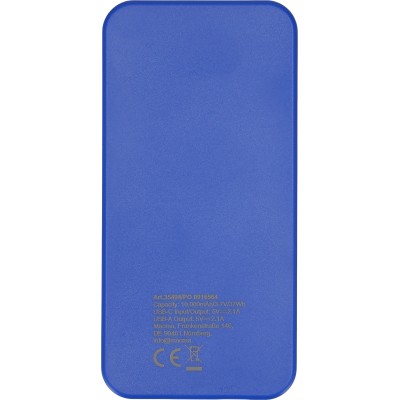 Power bank z ABS z recyklingu 10000 mAh PRESTON